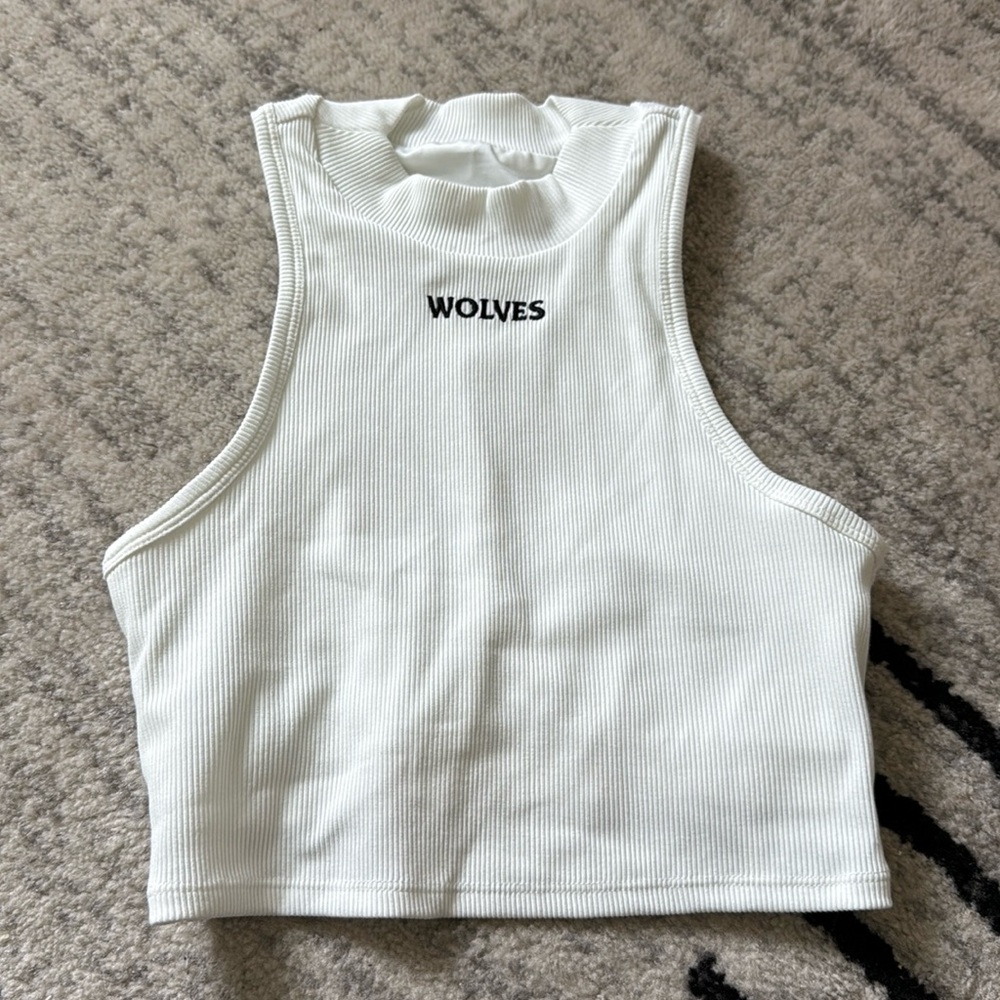 DARCSPORT Hardcore Romy Mockneck Ribbed Tank - white